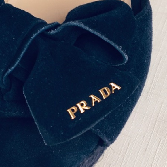 Prada Sport Jute & Blue Suede Platform Espadrilles - Picture 2 of 10